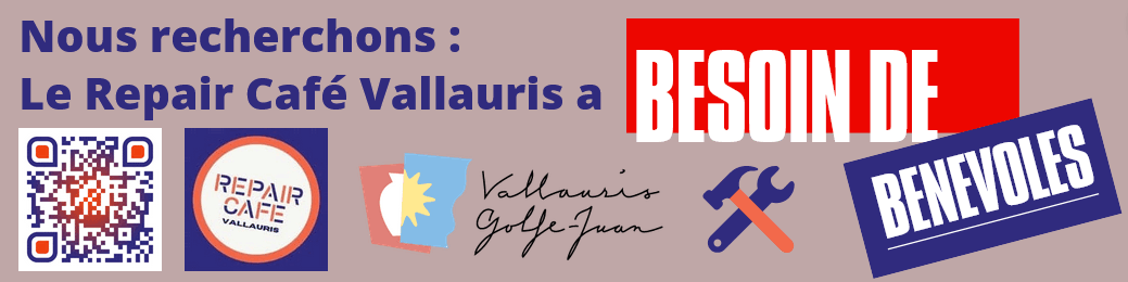 Repair Café Vallauris Volontaires Bénévoles